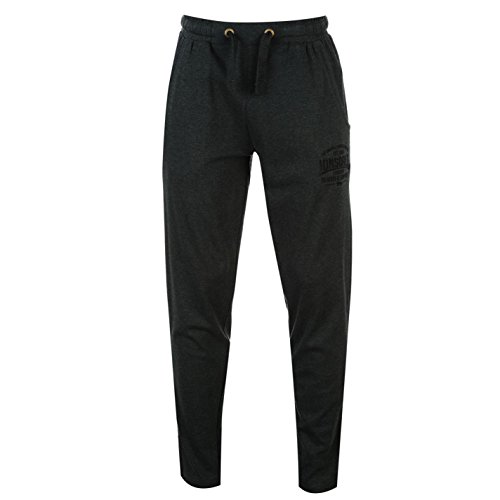 Pantalones de chándal para hombre, de la marca Lonsdale, Charcoal M, medium