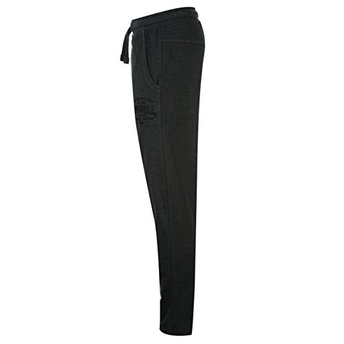 Pantalones de chándal para hombre, de la marca Lonsdale, Charcoal M, X-Large Pantalones de chándal para hombre, de la marca Lonsdale, Charcoal M, X-Large
