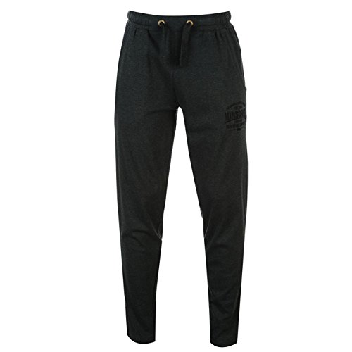 Pantalones de chándal para hombre, de la marca Lonsdale, Charcoal M, X-Large Pantalones de chándal para hombre, de la marca Lonsdale, Charcoal M, X-Large