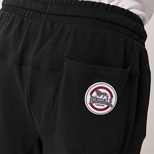 Pantalones de chándal para hombre, de la marca Lonsdale, hombre, Black - Black, Small