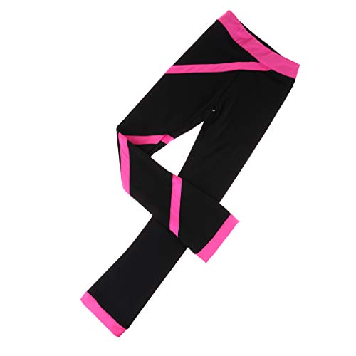Pantalones de Patinaje sobre Hielo Transpirables para Niñas Altura 100-165cm, Ropa para Patinaje Artístico de Moda - ROSEO 140cm Pantalones de Patinaje sobre Hielo Transpirables para Niñas Altura 100-165cm, Ropa para Patinaje Artístico de Moda - ROSEO 140cm
