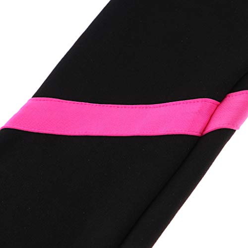 Pantalones de Patinaje sobre Hielo Transpirables para Niñas Altura 100-165cm, Ropa para Patinaje Artístico de Moda - ROSEO 140cm Pantalones de Patinaje sobre Hielo Transpirables para Niñas Altura 100-165cm, Ropa para Patinaje Artístico de Moda - ROSEO 140cm