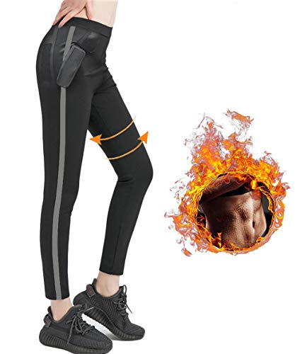 Pantalones de Sauna Adelgazantes Mujer,Leggins Reductores Adelgazantes, Leggins Anticeluliticos Cintura Alta, Mallas Fitness Push Up para Deporte Running Yoga Gym (M, Negro) Pantalones de Sauna Adelgazantes Mujer,Leggins Reductores Adelgazantes, Leggins Anticeluliticos Cintura Alta, Mallas Fitness Push Up para Deporte Running Yoga Gym (M, Negro)