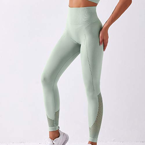 Pantalones de Yoga de Entrenamiento para Mujeres Leggings de Cintura Alta Pantalones de Yoga Control de Barriga Deportes atléticos Pantalones Largos de Fitness Pantalones de Yoga de Gimnasio de Baile