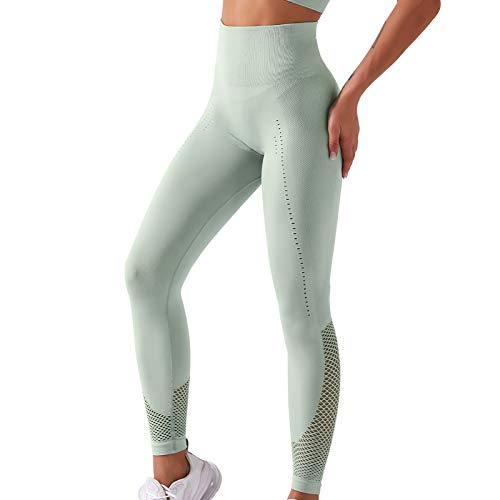 Pantalones de Yoga de Entrenamiento para Mujeres Leggings de Cintura Alta Pantalones de Yoga Control de Barriga Deportes atléticos Pantalones Largos de Fitness Pantalones de Yoga de Gimnasio de Baile