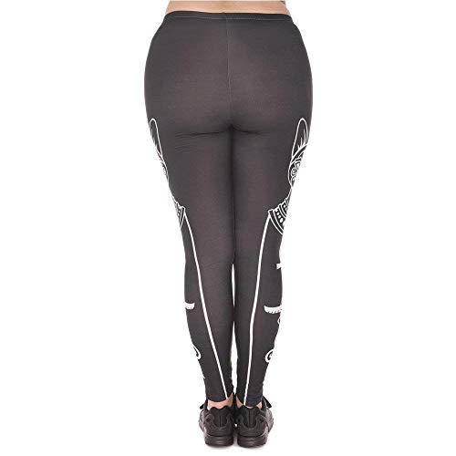 Pantalones De Yoga Hot S Gran Leggings De Tamaño Gato Modernas Casual Impreso Leggins De Cintura Alta Pantalones De Talla Grande Pantalones Elásticos Mujeres Regordetas