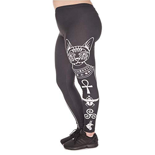 Pantalones De Yoga Hot S Gran Leggings De Tamaño Gato Modernas Casual Impreso Leggins De Cintura Alta Pantalones De Talla Grande Pantalones Elásticos Mujeres Regordetas