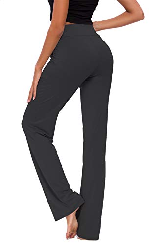Pantalones De Yoga para Mujer con Bolsillos Cordón De Pierna Ancha Salón Recto Suelto Pantalones De Entrenamiento De Entrenamiento Pantalones De Chándal Casuales Activos (Negro, XL) Pantalones De Yoga para Mujer con Bolsillos Cordón De Pierna Ancha Salón Recto Suelto Pantalones De Entrenamiento De Entrenamiento Pantalones De Chándal Casuales Activos (Negro, XL)