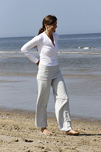 Pantalones de yoga Sooraj de Esparto, en algodón orgánico original (gris plata, XXS) Pantalones de yoga Sooraj de Esparto, en algodón orgánico original (gris plata, XXS)