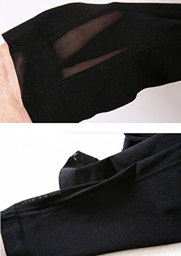 Pantalones Deportivos Mujeres SUNNSEAN Malla con Bolsillos Color Sólido Sexy Elásticos y Transpirables para Yoga Ejercicio Verano Costura Leggings Pants Pantalones Deportivos Mujeres SUNNSEAN Malla con Bolsillos Color Sólido Sexy Elásticos y Transpirables para Yoga Ejercicio Verano Costura Leggings Pants