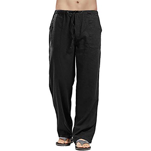 Pantalones Hombre Verano Casuales Tallas Grandes Moda Deportivos Lino Pants Color sólido Jogging Pantalon Fitness Suelto Pantalones Comodo Largos Pantalones Ropa de Hombre vpass Pantalones Hombre Verano Casuales Tallas Grandes Moda Deportivos Lino Pants Color sólido Jogging Pantalon Fitness Suelto Pantalones Comodo Largos Pantalones Ropa de Hombre vpass