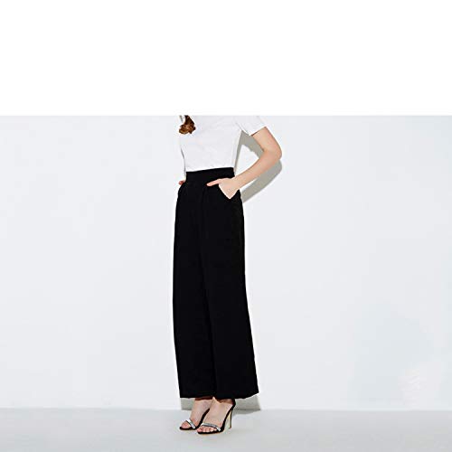 Pantalones Palazzo para mujer, de pierna ancha, informales, elegantes y con cierre, cintura alta, para mujer Pantalones Palazzo para mujer, de pierna ancha, informales, elegantes y con cierre, cintura alta, para mujer