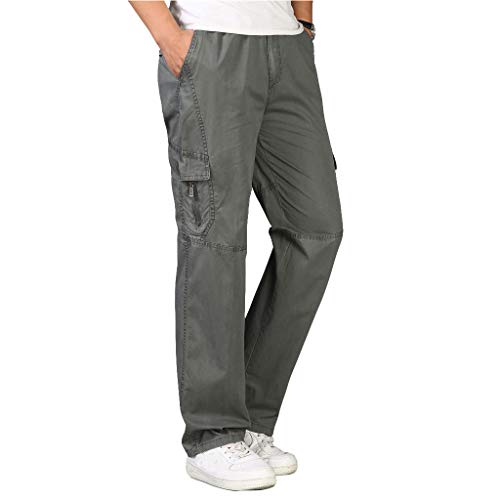 Pantalones para Hombre,Tallas Grandes Suelto Pantalones Casuales Moda Trabajo Pantalones Jogging Pants Fitness Pantalones Chandal Hombre Largos Pantalones Ropa de Hombre Pantalones de Trekking