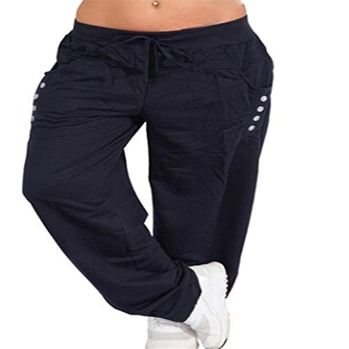 Pantalones Rectos Sueltos Casuales con Cordones De Color SóLido De OtoñO E Invierno para Mujer Pantalones Rectos Sueltos Casuales con Cordones De Color SóLido De OtoñO E Invierno para Mujer