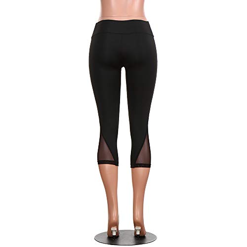 Pantalones Yoga Mujeres,ZARLLE Leggings Mujer Fitness,Yoga Ropa Mujer Leggins Deportivos Mujer,Mallas Gimnasio Mujer, Transparente Pantalones Cortos Deporte Mujer Pantalon Entrenamiento