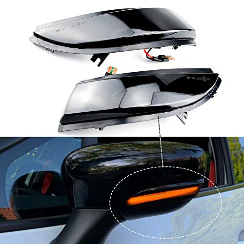 panthem 1 par de luces LED dinámicas de retrovisor, intermitentes, intermitentes, repuesto compatible con Renaul-T Cli-O IV MK4 BH RS panthem 1 par de luces LED dinámicas de retrovisor, intermitentes, intermitentes, repuesto compatible con Renaul-T Cli-O IV MK4 BH RS