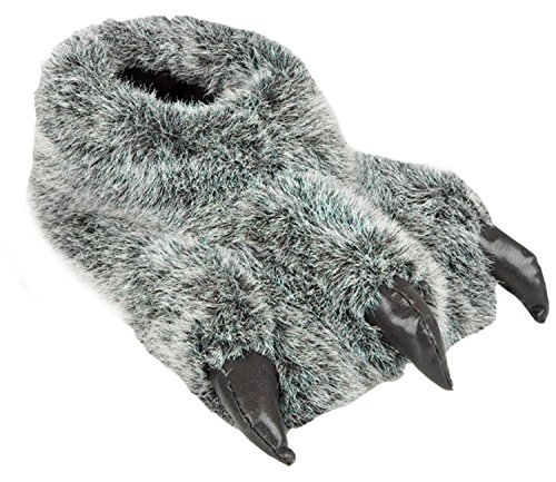 Pantuflas divertidas para hombre, con diseño de garra de oso o monstruo, ideal para regalo, color Gris, talla 41/42 EU Pantuflas divertidas para hombre, con diseño de garra de oso o monstruo, ideal para regalo, color Gris, talla 41/42 EU