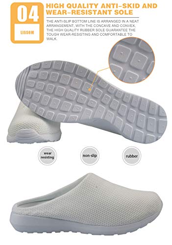 Pantuflas para Hombre de Gopumchy, Transpirables, de Malla, Triangulares, para Coser, Verano, Planas, con Suela Antideslizante, Suela Suave, Color, Talla 42 EU Pantuflas para Hombre de Gopumchy, Transpirables, de Malla, Triangulares, para Coser, Verano, Planas, con Suela Antideslizante, Suela Suave, Color, Talla 42 EU