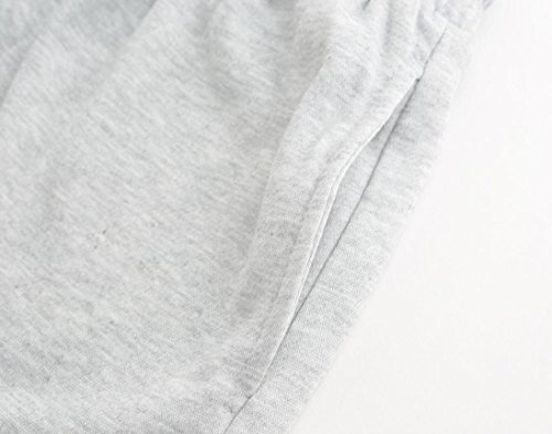 PAOLIAN Pantalones Cortos para Mujer Verano 2018 Casual Pantalones de Vestir Running Playa Sólido Fiesta con Pretina Elástica Algodón Cintura Alta Pantalones Cortos Jogger Deportivos (L, Gris) PAOLIAN Pantalones Cortos para Mujer Verano 2018 Casual Pantalones de Vestir Running Playa Sólido Fiesta con Pretina Elástica Algodón Cintura Alta Pantalones Cortos Jogger Deportivos (L, Gris)