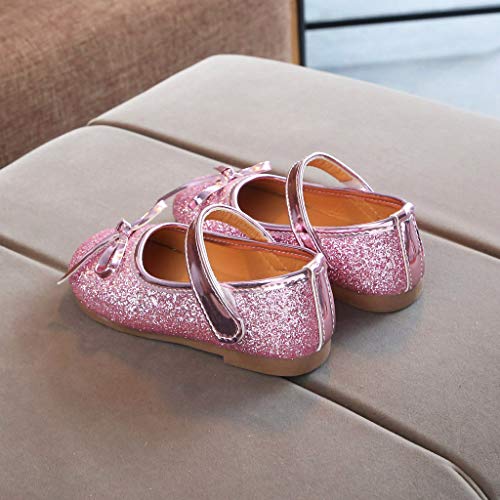 PAOLIAN Zapatos de Fiesta Princesa para Niñas Verano 2019 Sandalias para Bebe Niñas Calzado Zapatillas Danza Vestir Boda Suela Blanda Baratos 22-29