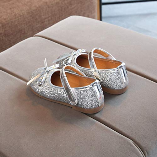 PAOLIAN Zapatos de Fiesta Princesa para Niñas Verano 2019 Sandalias para Bebe Niñas Calzado Zapatillas Danza Vestir Boda Suela Blanda Baratos 22-29