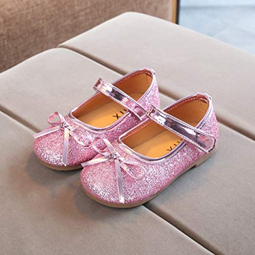 PAOLIAN Zapatos de Fiesta Princesa para Niñas Verano 2019 Sandalias para Bebe Niñas Calzado Zapatillas Danza Vestir Boda Suela Blanda Baratos 22-29