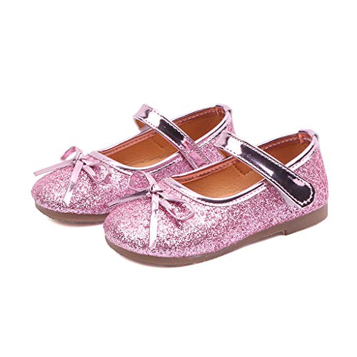 PAOLIAN Zapatos de Fiesta Princesa para Niñas Verano 2019 Sandalias para Bebe Niñas Calzado Zapatillas Danza Vestir Boda Suela Blanda Baratos 22-29