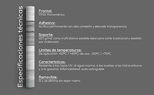 Papel Adhesivo de Madera de Vinilo para Muebles y Pared - 45x300cm - Madera Vintage - Vinilo Resistente, Impermeable y Removible, VM-11 Papel Adhesivo de Madera de Vinilo para Muebles y Pared - 45x300cm - Madera Vintage - Vinilo Resistente, Impermeable y Removible, VM-11