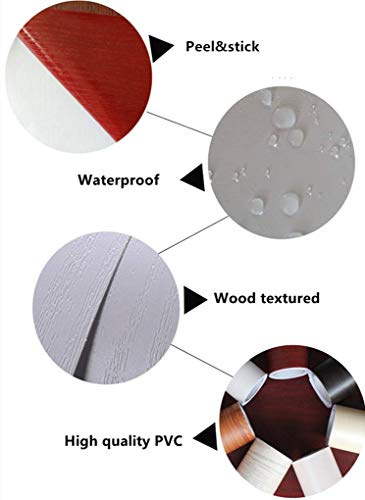 Papel de contacto autoadhesivo de PVC de WDragon, color gris, diseño de madera, para mostrador, muebles, armarios, estante de armario, papel pintado, 45 cm x 249 cm