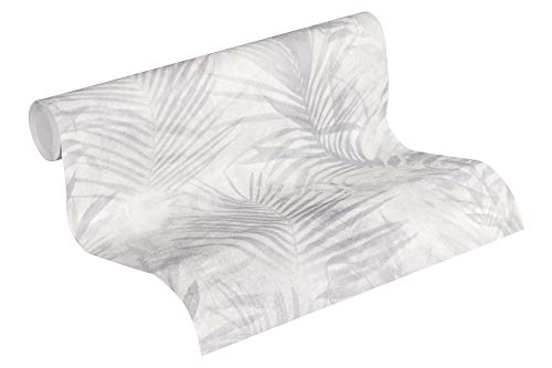 Papel pintado tnt palmeras beige gris blanco 374115 37411-5 A.S. Création Neue Bude 2.0 Edition 2 | beige/gris/blanco | Rollo (10,05 x 0,53 m) = 5,33 m² Papel pintado tnt palmeras beige gris blanco 374115 37411-5 A.S. Création Neue Bude 2.0 Edition 2 | beige/gris/blanco | Rollo (10,05 x 0,53 m) = 5,33 m²