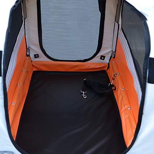 Papilioshop Argo Remolque Bici y Silla de Paseo para Perro Mascota (Anaranjado L) Papilioshop Argo Remolque Bici y Silla de Paseo para Perro Mascota (Anaranjado L)