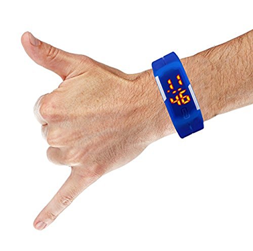 Pappi-Haunt Pack de 11 Relojes unisex con banda LED digital, artículos de regalo para niños, cumpleaños, fiesta Pappi-Haunt Pack de 11 Relojes unisex con banda LED digital, artículos de regalo para niños, cumpleaños, fiesta