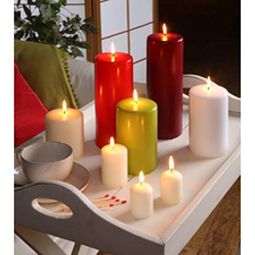 PAPSTAR 17,991 - Conjunto de 6 Velas, 60 x 115 mm, 6 Piezas, Colores: Crema PAPSTAR 17,991 - Conjunto de 6 Velas, 60 x 115 mm, 6 Piezas, Colores: Crema