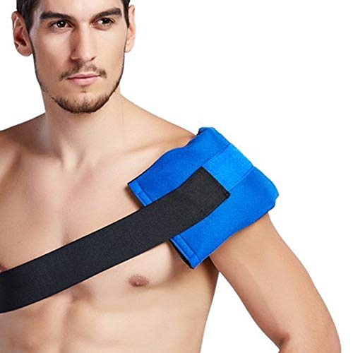 Paquete de gel reutilizable - terapia de frías y calor para el cuello, las rodillas, los hombros, los brazos - la cabeza. Alivia eficazmente el dolor y las lesiones de tobillo - 11"x 6" Paquete de gel reutilizable - terapia de frías y calor para el cuello, las rodillas, los hombros, los brazos - la cabeza. Alivia eficazmente el dolor y las lesiones de tobillo - 11"x 6"