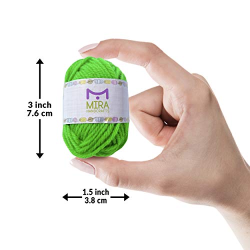 Paquete de hilados miniatura - 24x10g Madejas de hilo de acrílico - 20m de longitud cada una - Perfecto para cualquier trabajo mini de ganchillo o tejido de punto - 4 regalos GRATIS con cada paquete Paquete de hilados miniatura - 24x10g Madejas de hilo de acrílico - 20m de longitud cada una - Perfecto para cualquier trabajo mini de ganchillo o tejido de punto - 4 regalos GRATIS con cada paquete