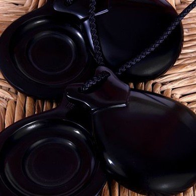Par castañuelas Fibra negra concierto doble caja Castañuelas del SUR.funda INCLUIDA (Nº4) Par castañuelas Fibra negra concierto doble caja Castañuelas del SUR.funda INCLUIDA (Nº4)