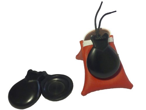 Par castañuelas Fibra negra concierto doble caja Castañuelas del SUR.funda INCLUIDA (Nº4) Par castañuelas Fibra negra concierto doble caja Castañuelas del SUR.funda INCLUIDA (Nº4)