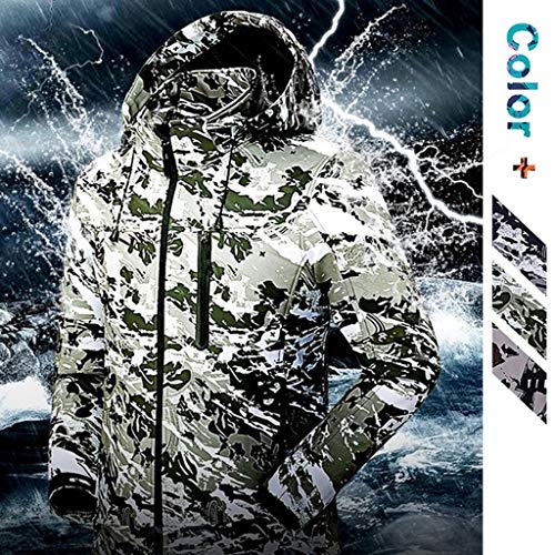 Par Otoño Invierno Manga Larga Fleece Chaqueta Al Aire Libre Impermeable Militar táctica Lucha contra la Chaqueta de Softshell Camping al Aire Libre Caminar Camuflaje Hoodie Coat