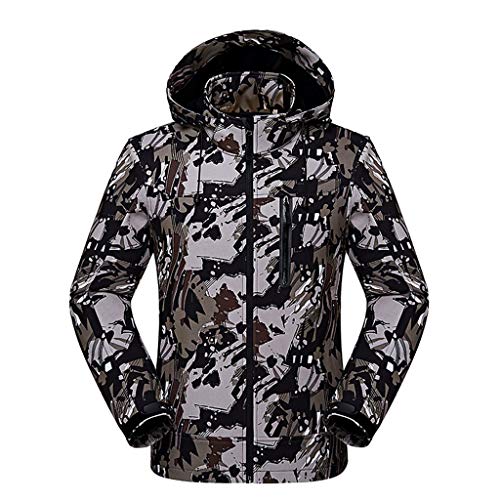 Par Otoño Invierno Manga Larga Fleece Chaqueta Al Aire Libre Impermeable Militar táctica Lucha contra la Chaqueta de Softshell Camping al Aire Libre Caminar Camuflaje Hoodie Coat