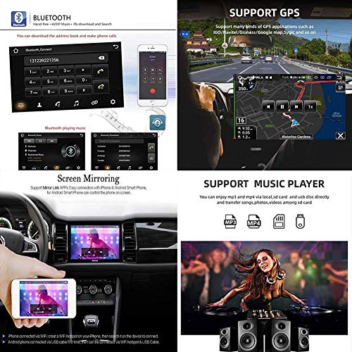 para BMW X3 E83 2004-2012 Sistema de navegación por satélite GPS Navigator Seguidor de Jugador de Radio de la Pantalla táctil del Espejo Enlace WiFi Bluetooth