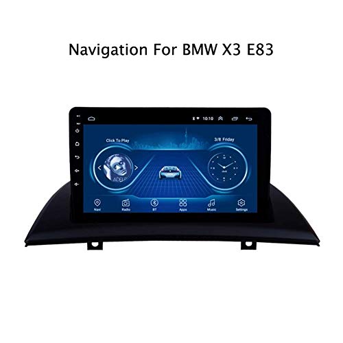 para BMW X3 E83 2004-2012 Sistema de navegación por satélite GPS Navigator Seguidor de Jugador de Radio de la Pantalla táctil del Espejo Enlace WiFi Bluetooth