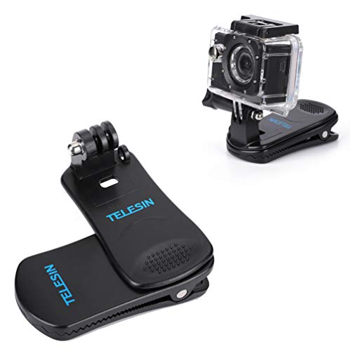 para GoPro Clip, 360 Grados Rotatorio Ajustable Clip para Gopro Accesorios Lanzamiento Rápido Abrazadera sobre Sombrero Mochila Adecuado para GoPro Hero Session 7 6 5 4 3 2018 Accion Camara