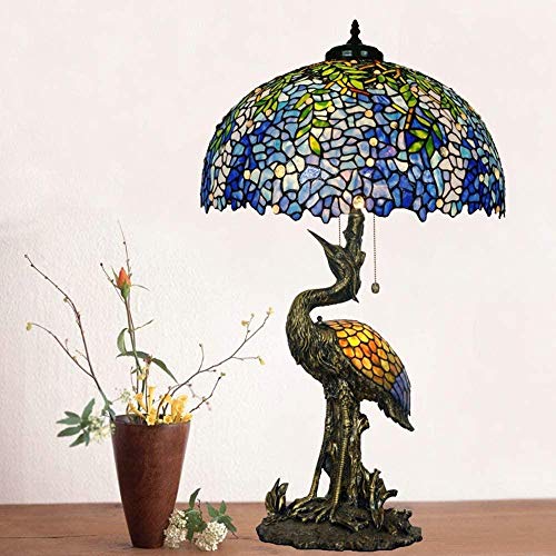 Para Leer Estudiar Flexo De Escritorio Lámpara De Mesa De Estilo Azul De Glicina Grúa Macho Lámpara De Cristal Y Madre De Vidrio De 20 Pulgadas Sala De Estar Lámpara De Mesilla De Dormitorio Para Leer Estudiar Flexo De Escritorio Lámpara De Mesa De Estilo Azul De Glicina Grúa Macho Lámpara De Cristal Y Madre De Vidrio De 20 Pulgadas Sala De Estar Lámpara De Mesilla De Dormitorio