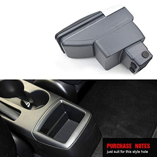 Para Mazda CX-3 CX 3 CX3 2014-2019 consola central de coche apoyabrazos caja de almacenamiento accesorios con soporte para taza y Ashtra extraíble