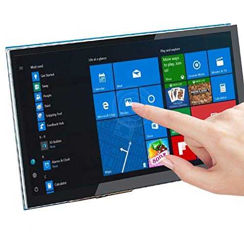 para Pantalla Raspberry Pi 4, Monitor de Pantalla táctil capacitiva HDMI de 5 Pulgadas - Pantalla LCD HD de 800x480 (Compatible con Pi 4 y Pi 3 B +, Windows) para Pantalla Raspberry Pi 4, Monitor de Pantalla táctil capacitiva HDMI de 5 Pulgadas - Pantalla LCD HD de 800x480 (Compatible con Pi 4 y Pi 3 B +, Windows)