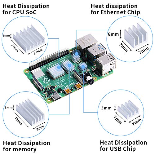 para Raspberry Pi 4 Model B,Raspberry Pi 3 B + Caja con Ventilador de refrigeración y disipador de Calor, Caja de acrílico de 4 Capas Caja apilable Cluster Caja para Raspberry Pi 3/2 Modelo B para Raspberry Pi 4 Model B,Raspberry Pi 3 B + Caja con Ventilador de refrigeración y disipador de Calor, Caja de acrílico de 4 Capas Caja apilable Cluster Caja para Raspberry Pi 3/2 Modelo B