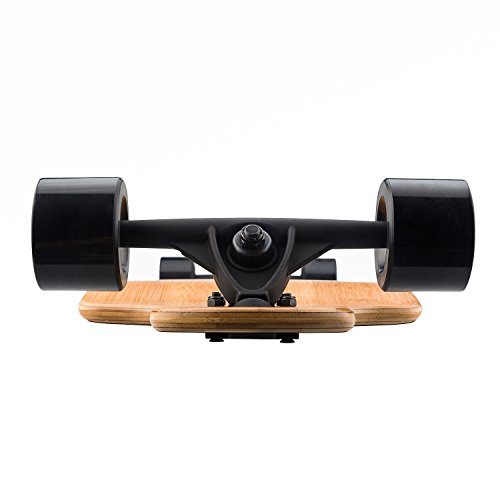 PARADOX Bamboo Longboard Drop-Down Downhill Cruiser Freeride Monopatín Skateboard (107 cm)