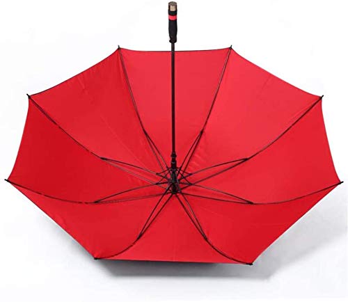 Paraguas de golf, paraguas de golf 150 cm hombres fuertes a prueba de viento semiautomática Langen Paraguas gran hombre y la mujer para hombre de negocios paraguas a prueba de viento e impermeable,A