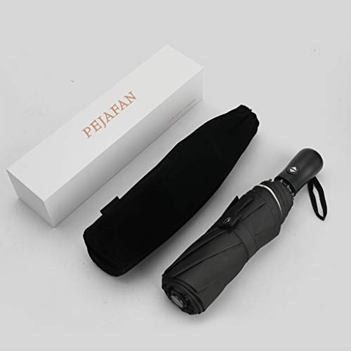Paraguas de viaje a prueba de viento Paraguas plegable automático de doble capa compacto Plegado automático de apertura / cierre Sombrilla portátil ligera Con 99% de protección UV Con bolsa de almacen Paraguas de viaje a prueba de viento Paraguas plegable automático de doble capa compacto Plegado automático de apertura / cierre Sombrilla portátil ligera Con 99% de protección UV Con bolsa de almacen