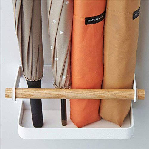 Paragüero paragüero magnética metálica Bandeja de Recogida de Agua de Montaje en Pared Blanca paragüero para su Uso en la Oficina en casa Corredor,18 * 6.5 * 8cm Paragüero paragüero magnética metálica Bandeja de Recogida de Agua de Montaje en Pared Blanca paragüero para su Uso en la Oficina en casa Corredor,18 * 6.5 * 8cm